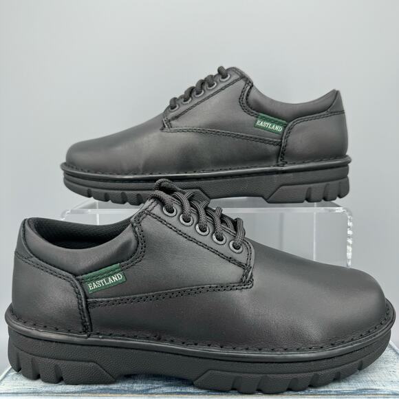 Eastland Black Leather Oxfords main image 9